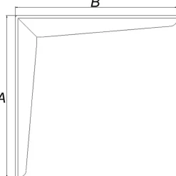Peder Nielsen Hyldeknægte / Bordbæringer^PN bordbæring 300x300 mm varmforz.
