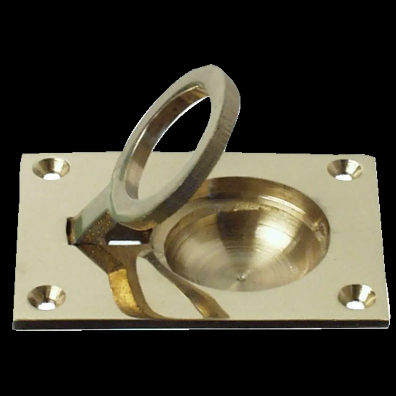 Best PN hank til lem nedfældbar i messing