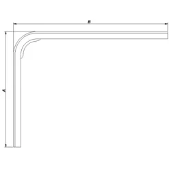 Online Peder Nielsen PN hyldeknægt 125x150 mm hvid