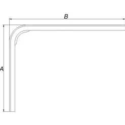 Online Peder Nielsen PN hyldeknægt 125x150 mm hvid