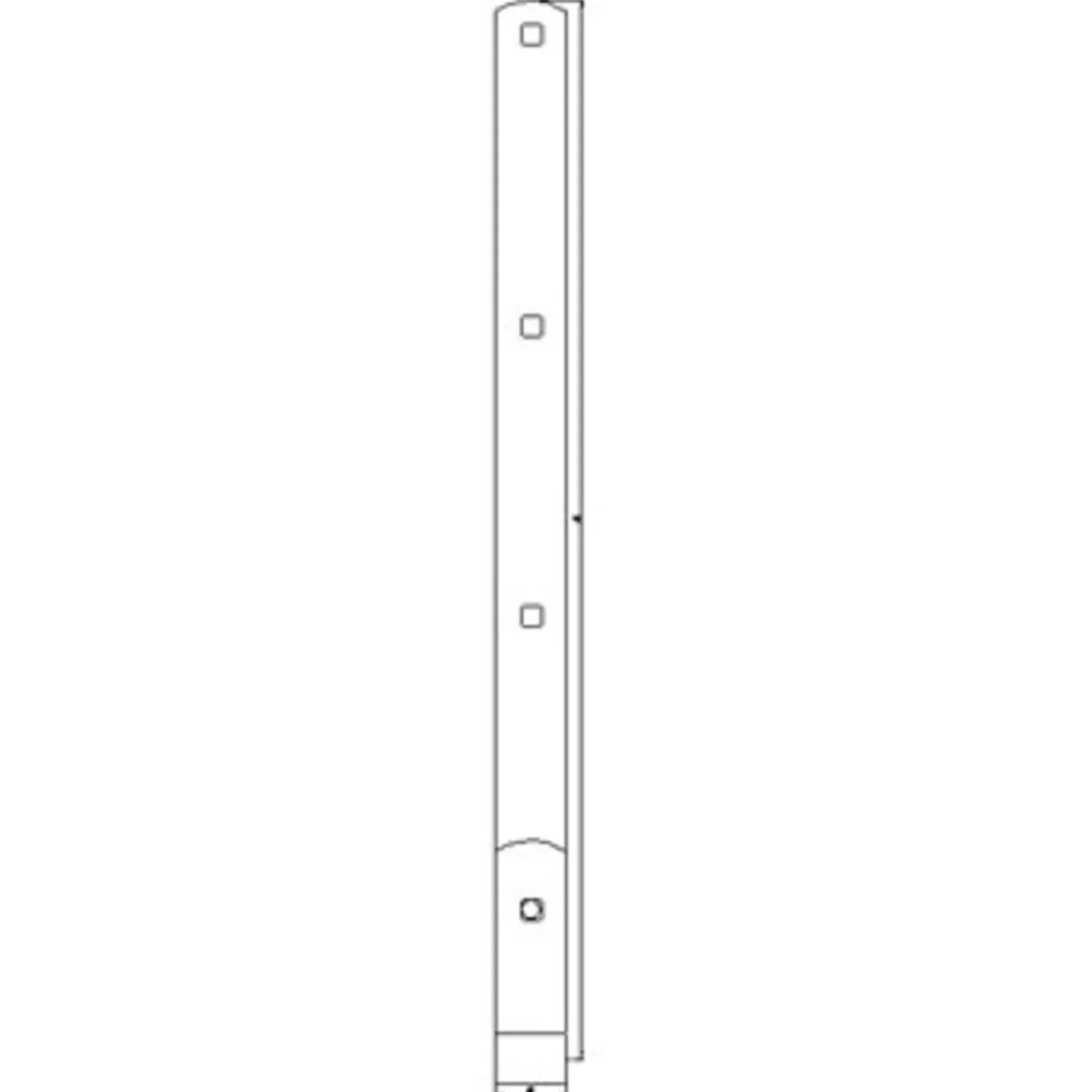Discount Peder Nielsen PN nokhængsel til 19 mm tap 750 mm. varmforz.