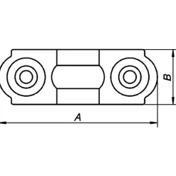 New Peder Nielsen PN skudrigle blik til 14 mm tap varmforz.