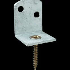 Peder Nielsen Tilbehør Til Hegn^PN stakitholder med løs skrue varmforzinket - pakke med 4 stk