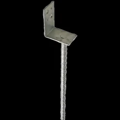 Outlet Peder Nielsen PN stolpefod L-form D75xH90xB50 L400 mm varmforzinket