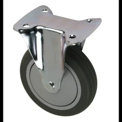 New Peder Nielsen PN transporthjul fast Ø125 mm forniklet