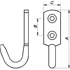 Sale Peder Nielsen PN vognkrog elforzinket gul