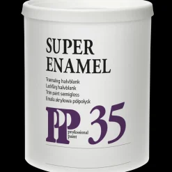 Træmaling^PP Acrylemalje 35 hvid 2,80 L