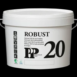 Vægmaling^PP Acrylmaling Robust 20, 10 L hvid S0500-N