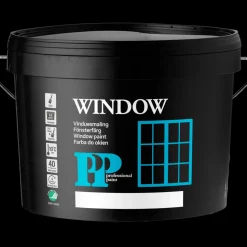 PP - Professional Paint PP Træbeskyttelse / vinduesmaling 3 L Sort