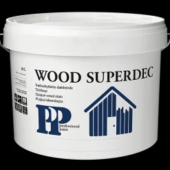 Heldækkende Træbeskyttelse^PP Træbeskyttelse dækkende acryl 10 L hvid