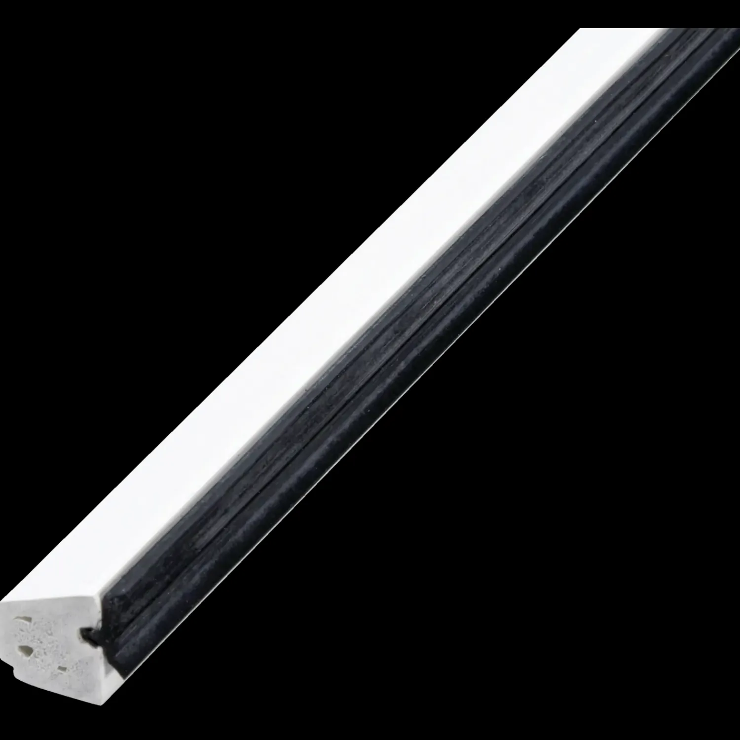 Glaslister^Primo sideglasliste hvid 16x16x2500 mm