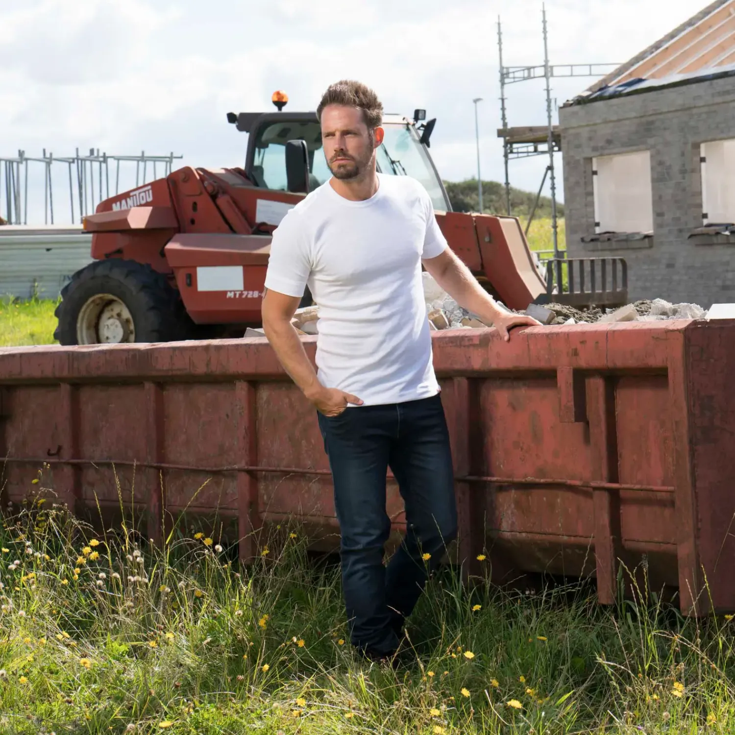 Proactive T-Shirts^T-shirt 2-pack str. 2XL hvid