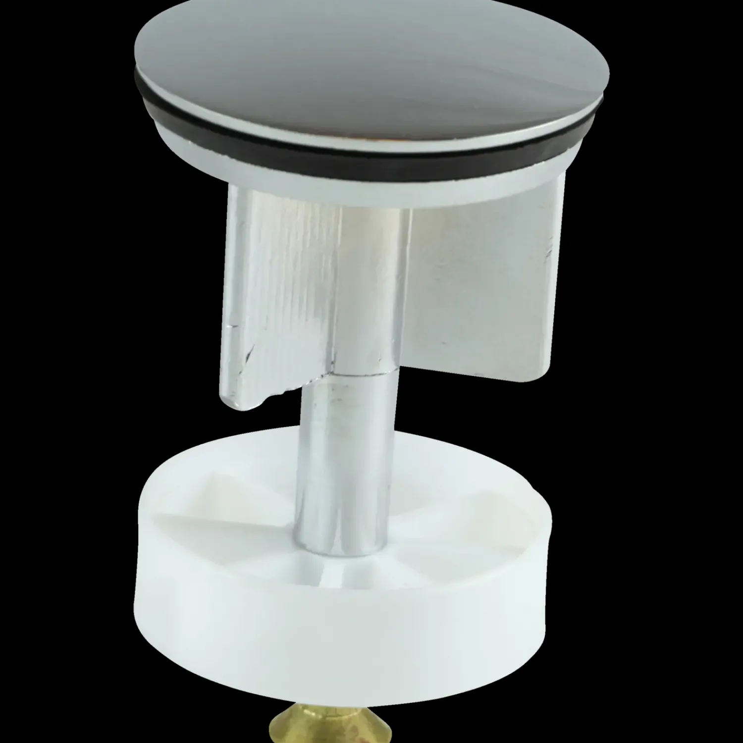 Outlet Prop t/bundventil m/løft op prop 1 1/4" krom