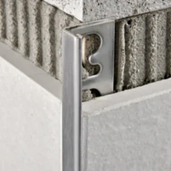 Tilbehør Til Fliser^Proterminal PTAC vinkel fliseprofil 6 mm x 2,7 m