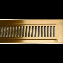 Purus Afløb Og Rør^Line Rib ramme og rist 1000 mm messing