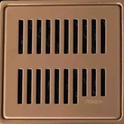 Clearance Purus ramme/rist 150X150 mm kobber