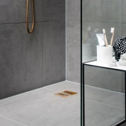 Clearance Purus ramme/rist 150X150 mm kobber