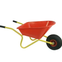 Ravendo Trillebøre^juniorbør med plastkasse lufthjul rød/gul