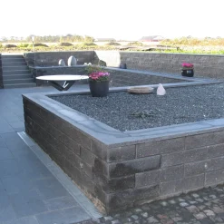 RBR Støttemure^BB-Mur Grå 29x58x15 cm