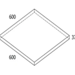 New RBR Euro-Line Carbona 60x60x3,7 cm.