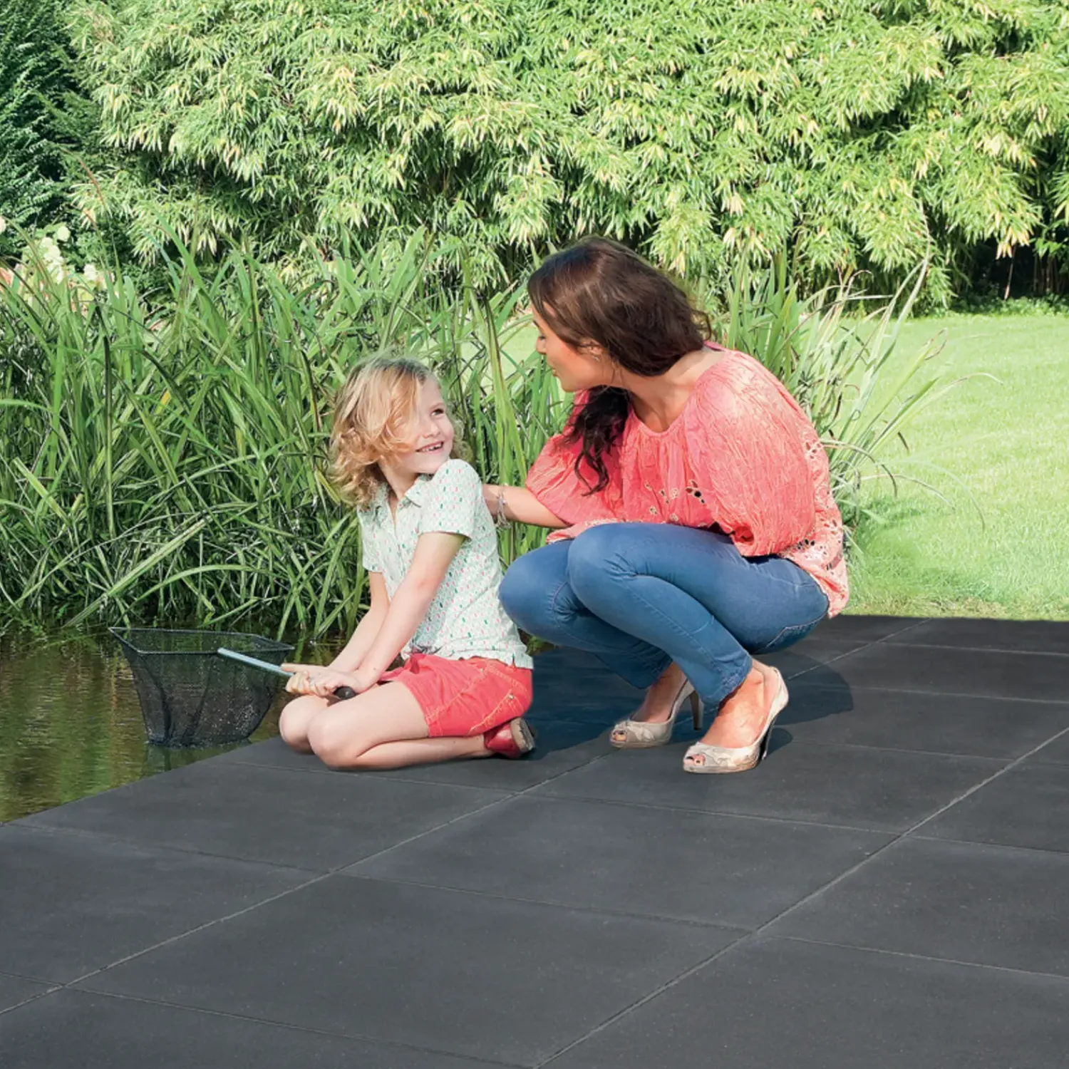 RBR Belægningssten^Euro-Line Carbona 40x40x3,7 cm.