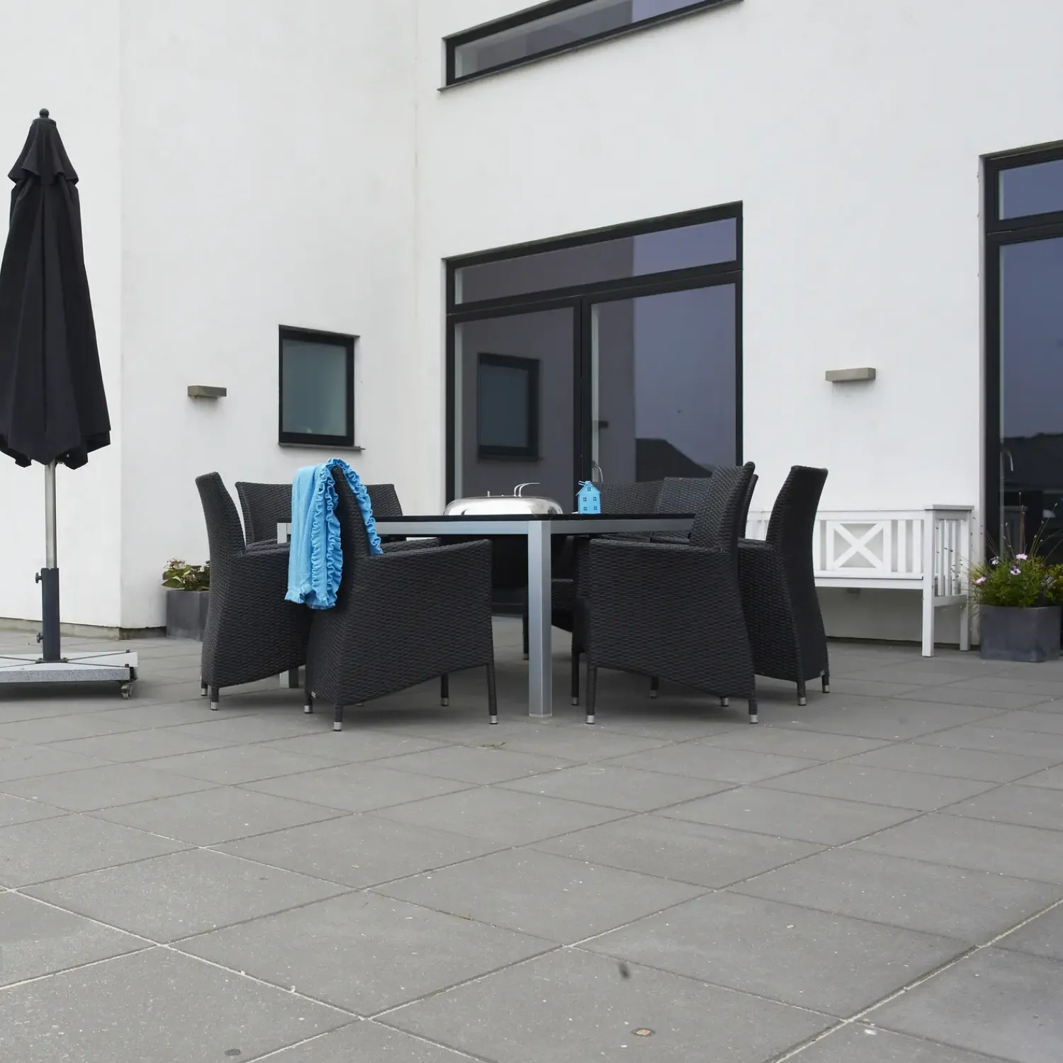 RBR Betonfliser^Nordic-Line haveflise, 40x40x5 cm, grå