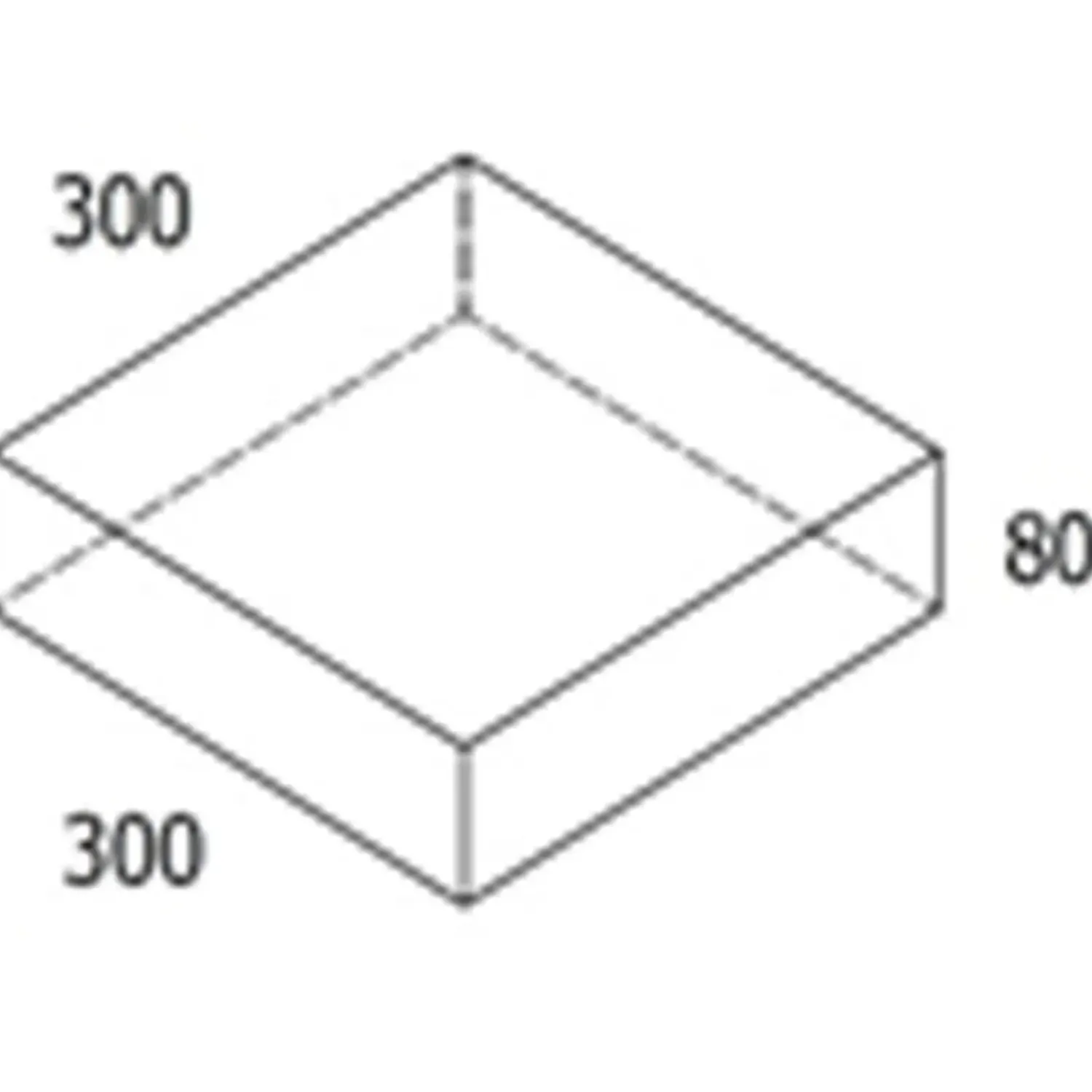 RBR Betonfliser^Nordic-Line haveflise, 30x30x8 cm, grå