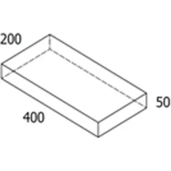 Hot RBR Nordic-Line Koks havefliser 20x40x5 cm