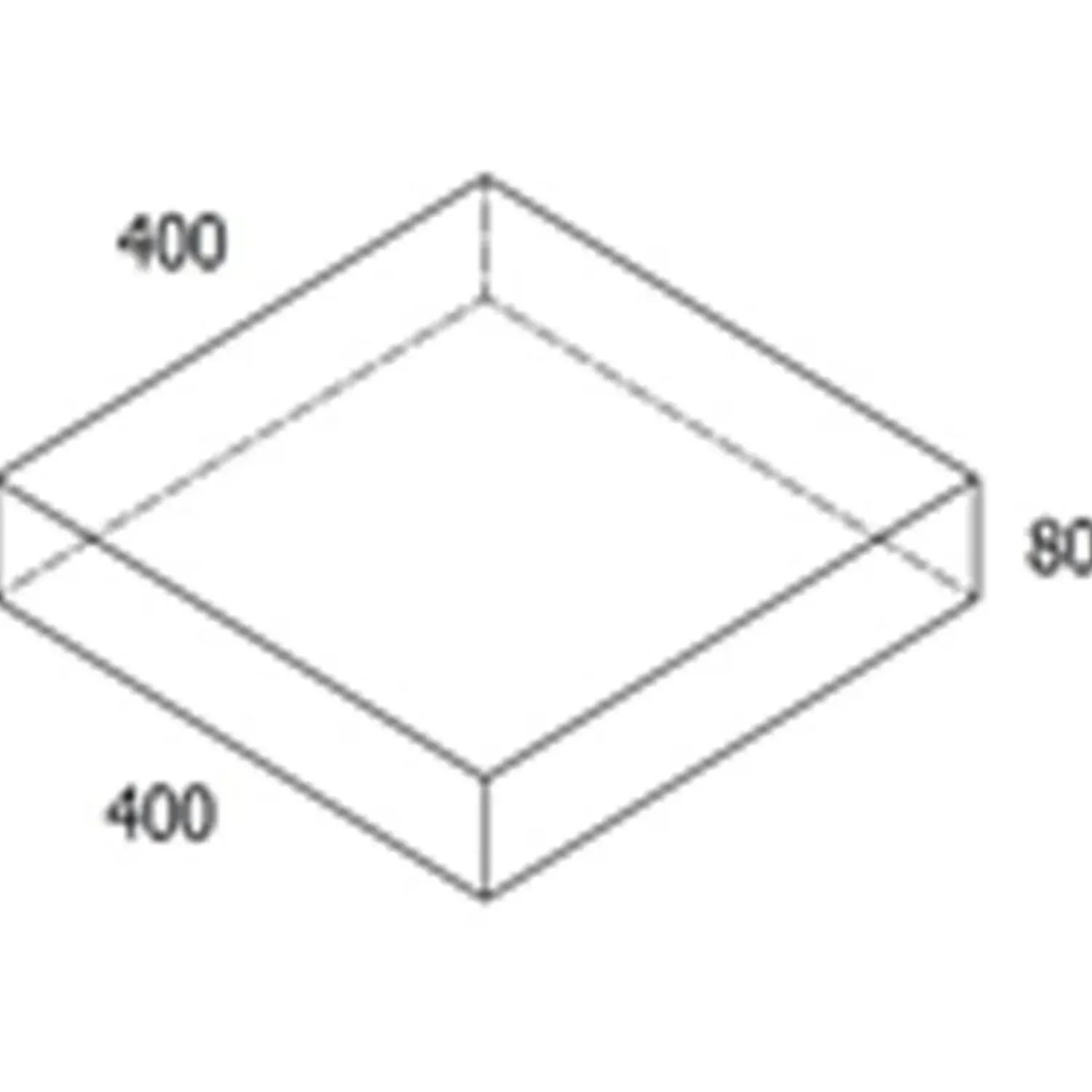 RBR Nordic-Line Koks havefliser 40x40x8 cm
