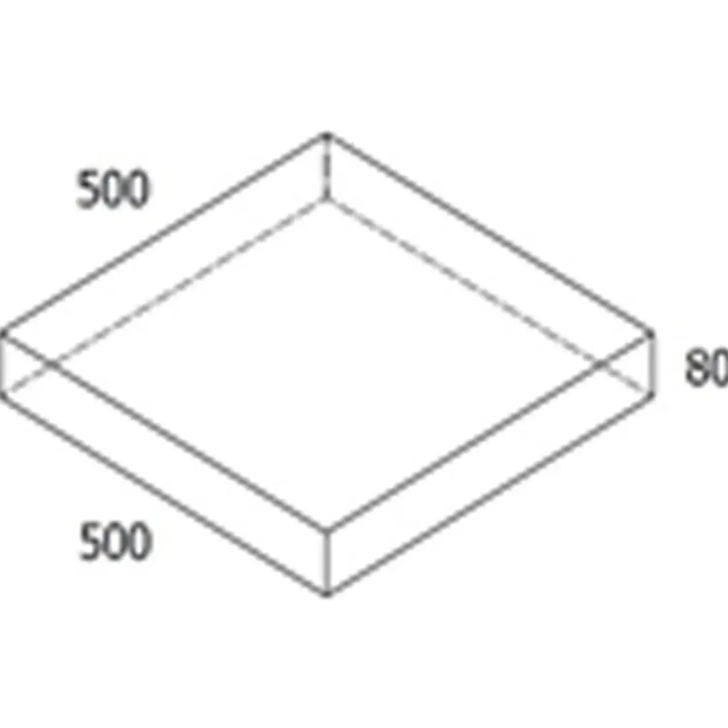 RBR Belægningssten^Nordic-Line Koks havefliser - 50x50x8 cm