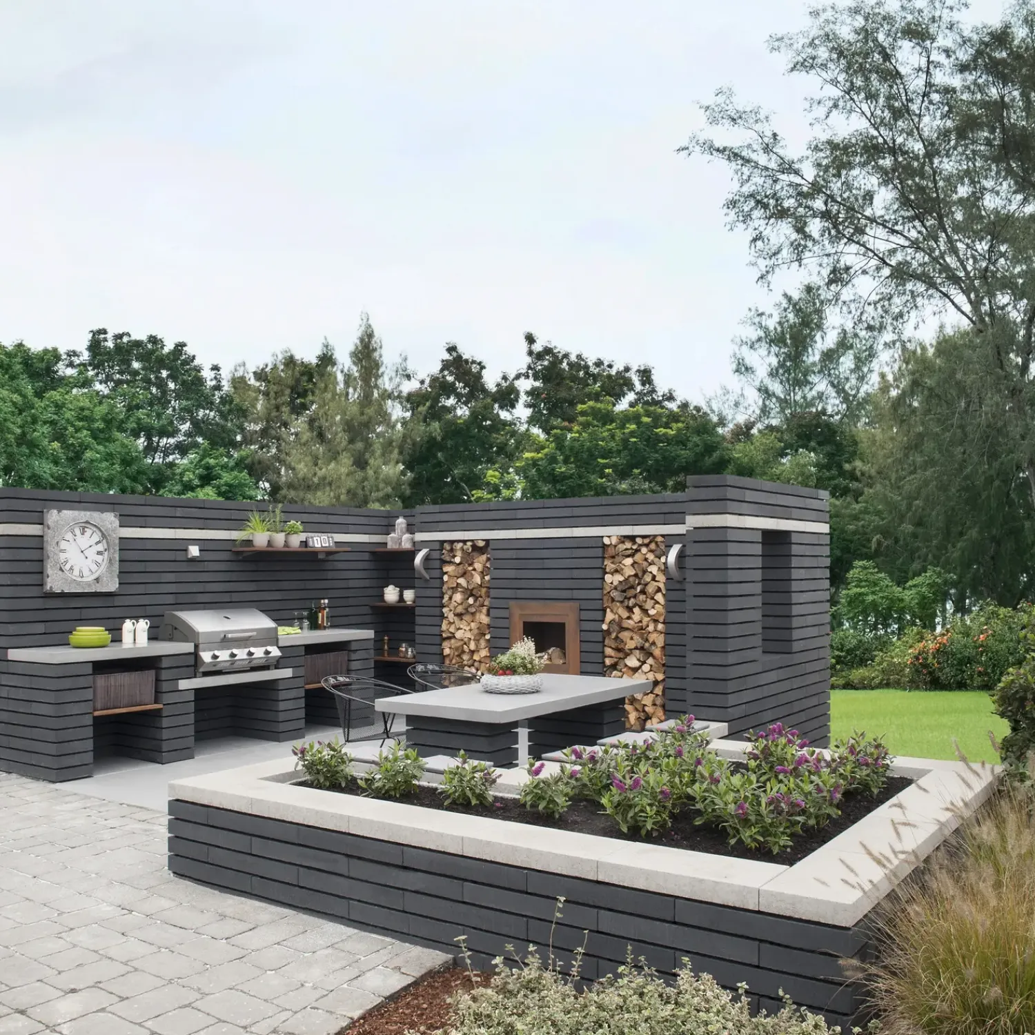 Best RBR Nordic-Wall bloksten, 60x30x12 cm koks