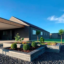 Støttemure^RBR Nordic-Wall Trend 90x18x8 cm koks