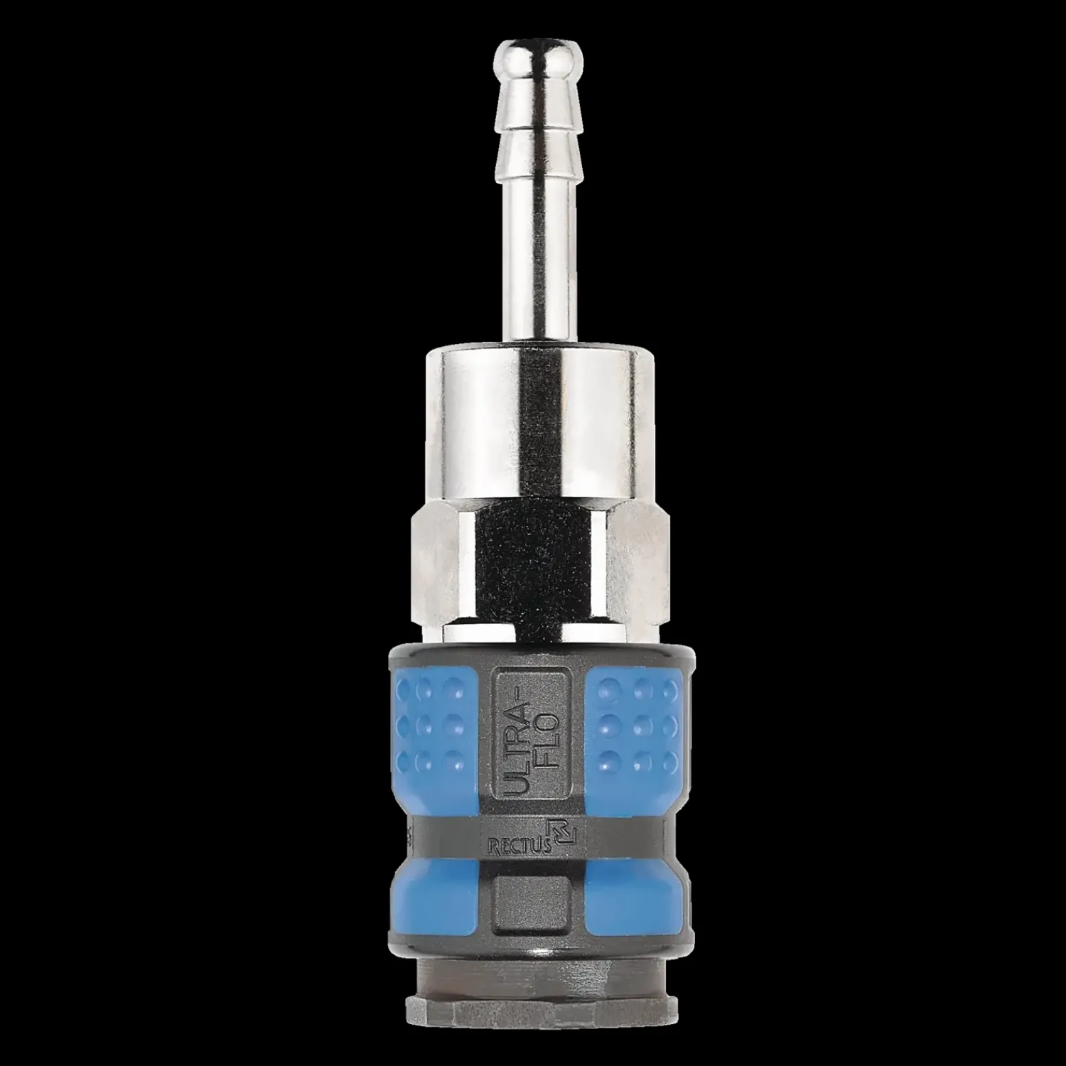 Hot Rectus trykluft-kobling på SB 6 mm slangestuds