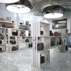 Gulv- Og Vægfliser|Terrazzofliser^Recycle River Blue 60x60 cm