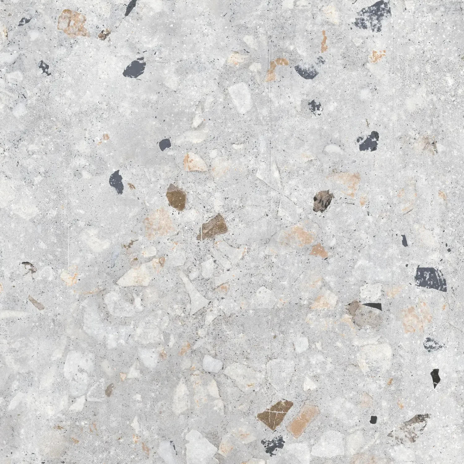 Gulv- Og Vægfliser|Terrazzofliser^Recycle River Brown 60x60 cm