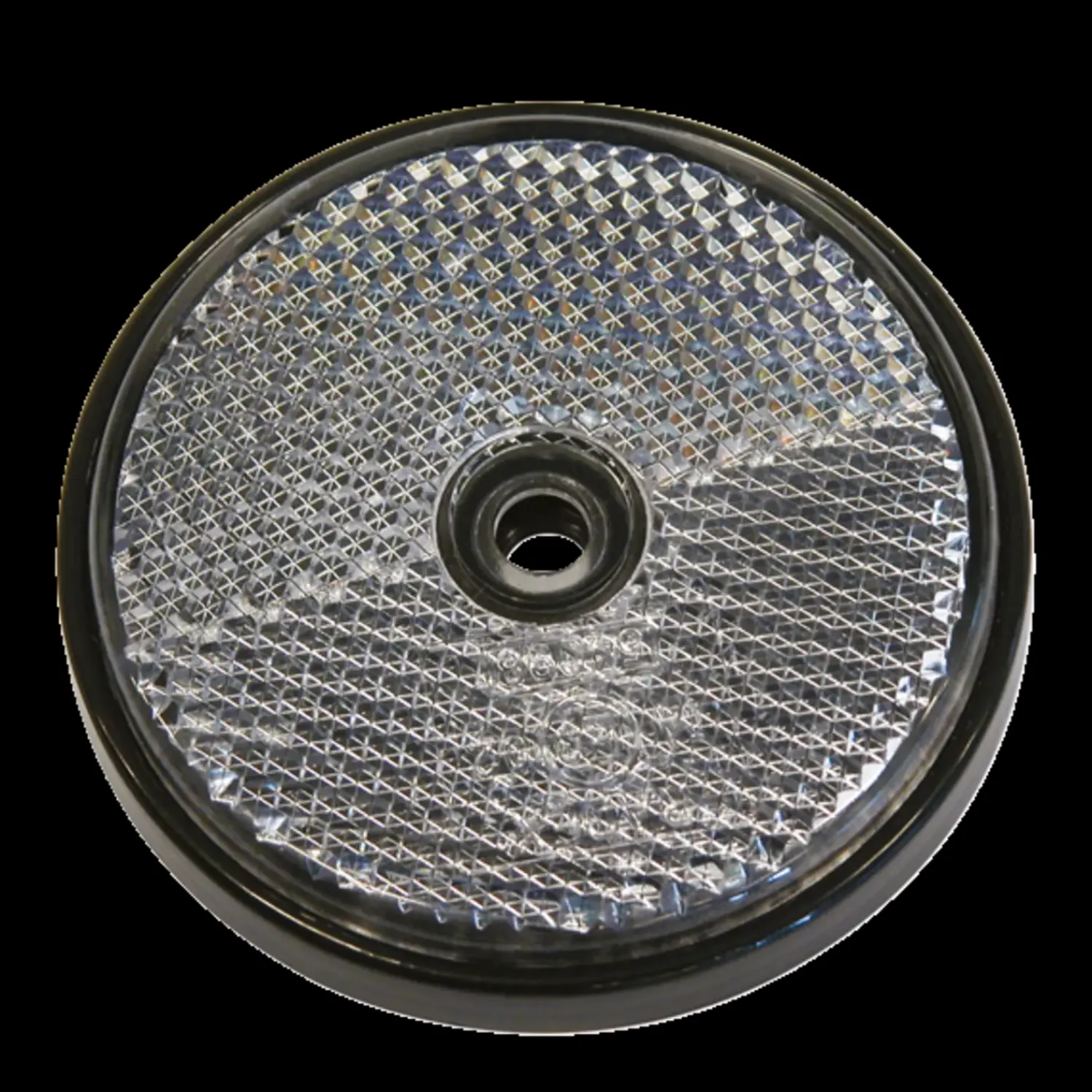 Autotilbehør^Refleks rund 70 mm hvid