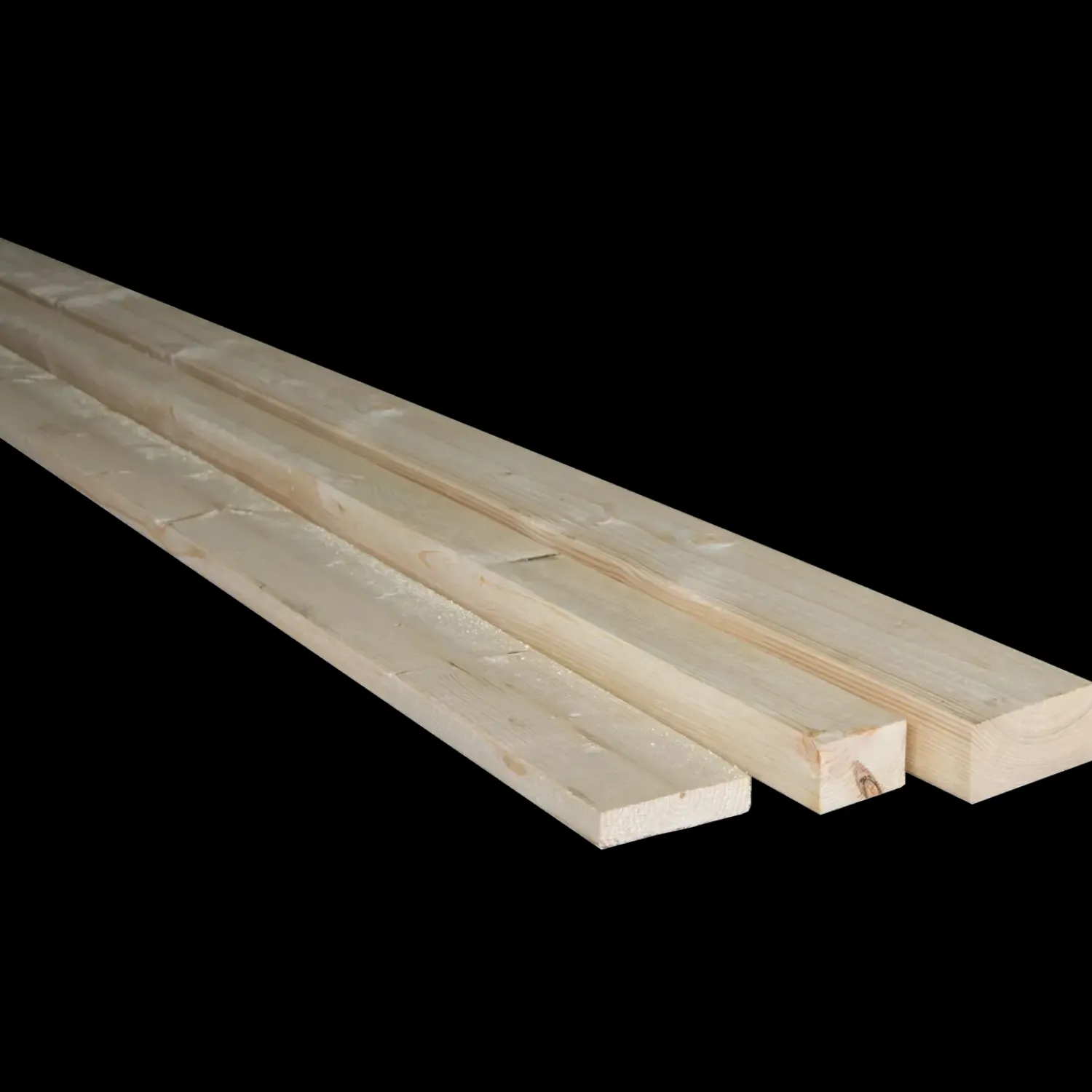 Reglar^Reglar væg i fyr/gran 47x100 mm. x 4,2 m