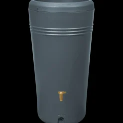 Clearance Regnvandstønde 230 L grå inkl. hane og planteskål