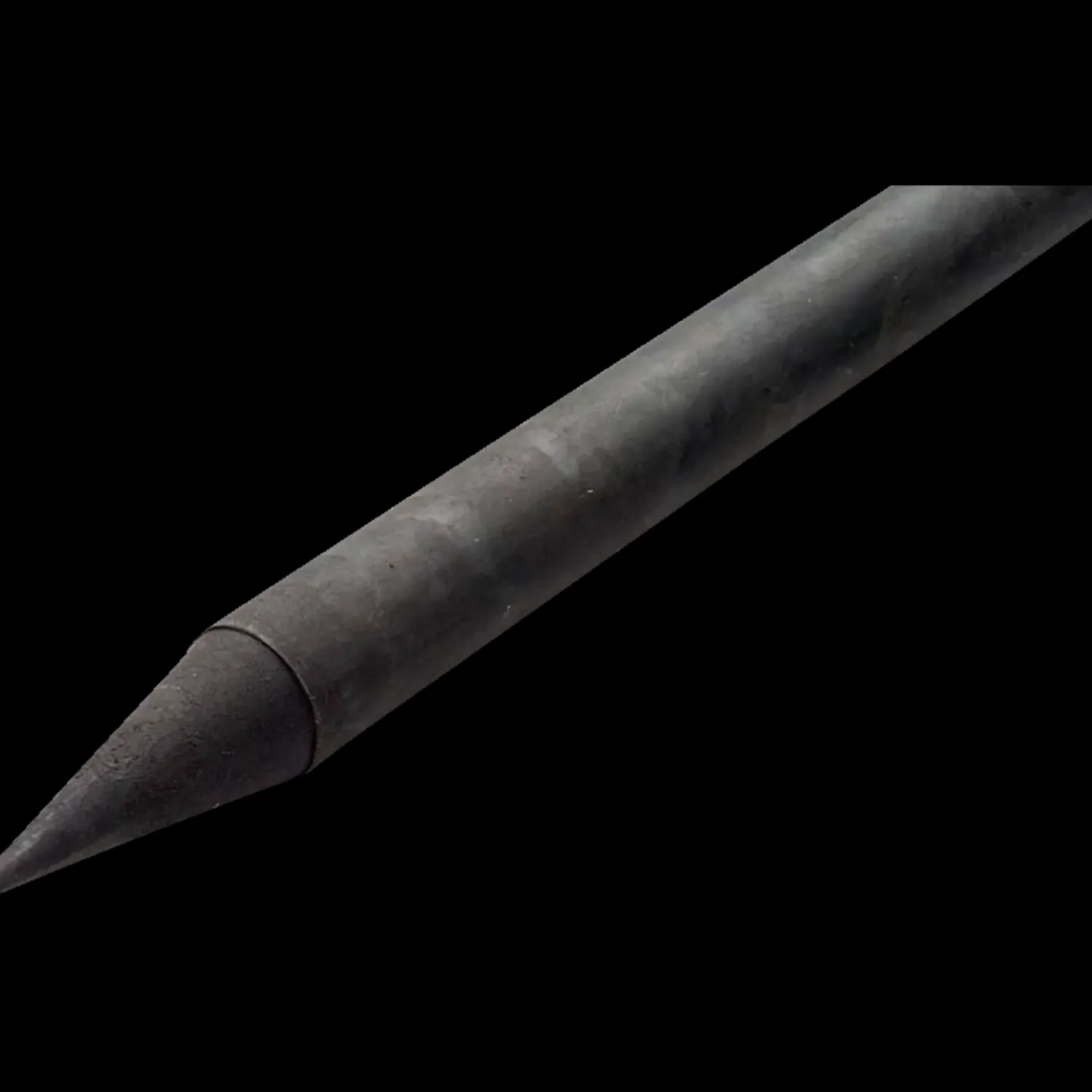 Stolper Og Hegnspæle^Re-textile spidspæl Ø7 x 245 cm - sort