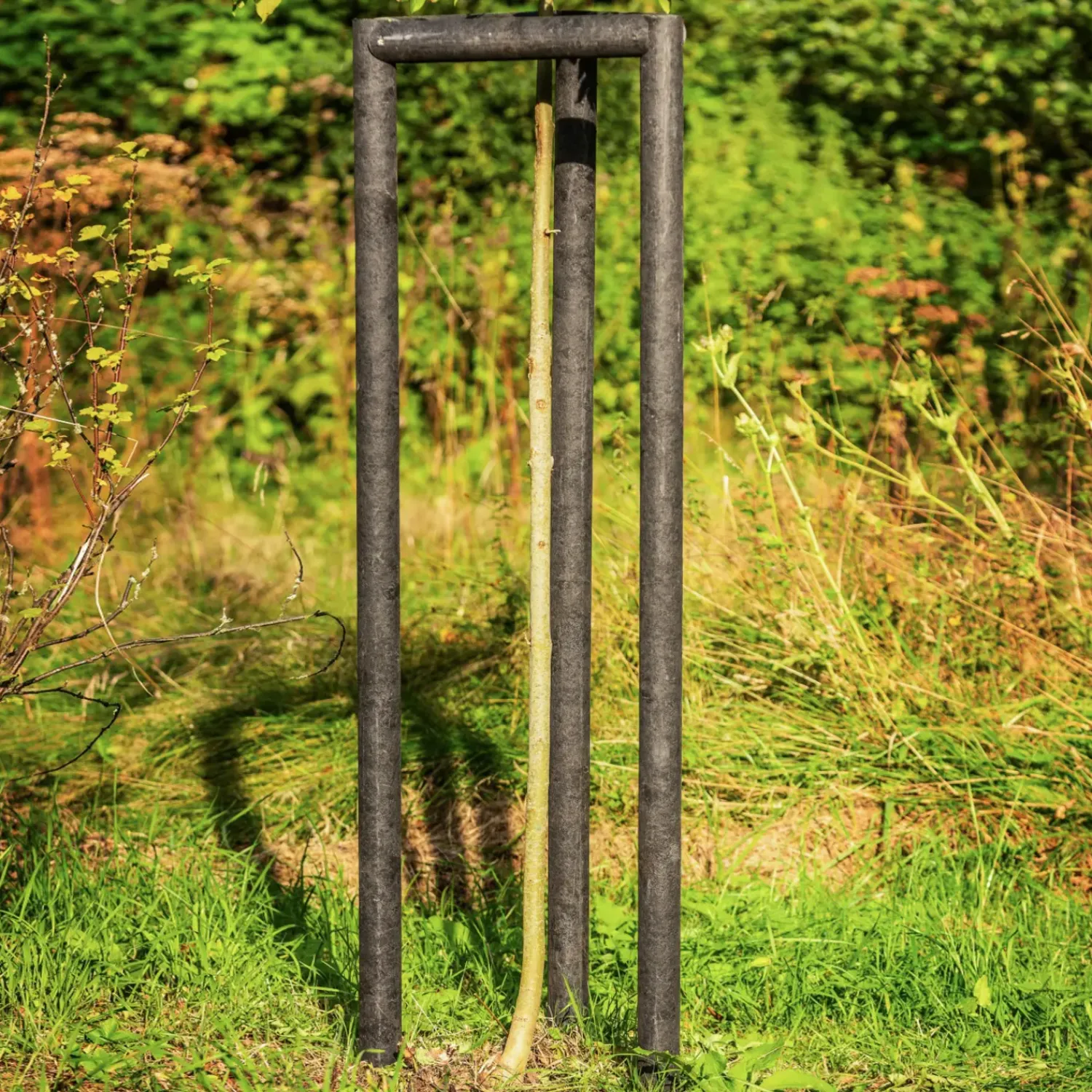 Stolper Og Hegnspæle^Re-textile spidspæl Ø7 x 245 cm - sort