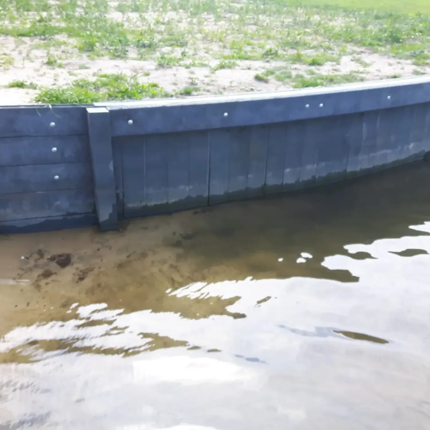 Stolper Og Hegnspæle^Re-textile spidspæl Ø7 x 245 cm - sort