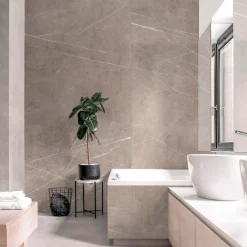 Gulv- Og Vægfliser^Rocko stones 4x1230x2800 mm beige pietra marble