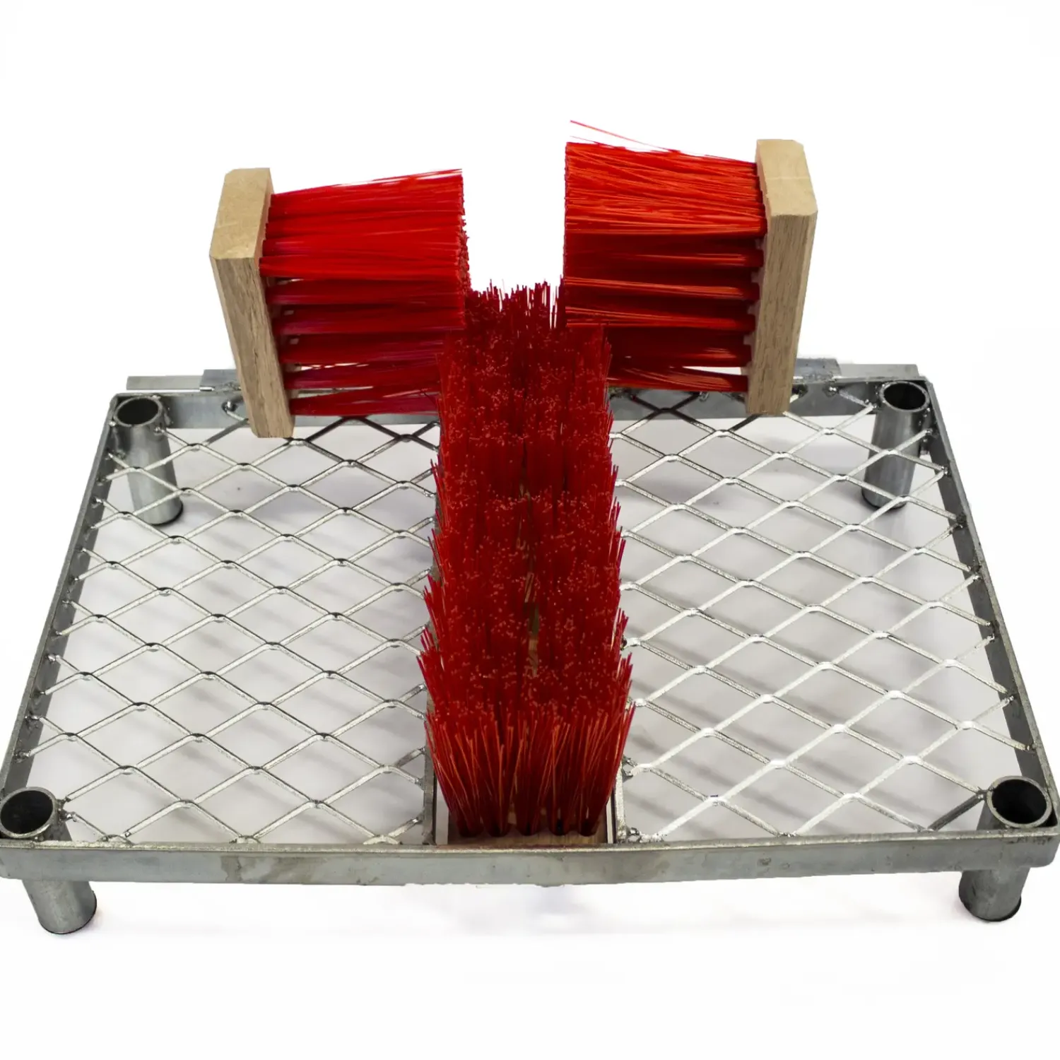 Best Roliba støvlerenser m/galvaniseret rist og 3 koste 32x47 cm