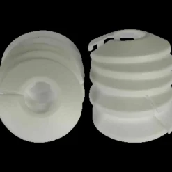 Vvs-Fittings Og Rør^Roset delt 1/2" 22 mm hvid