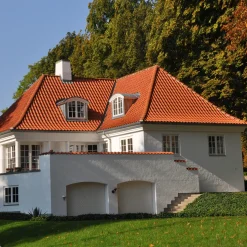 Randers Tegl Tagsten^RT 806 Højslev vingetagsten lille dansk, rød