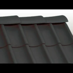 Randers Tegl Tagsten^RT 810 Højslev vingetagsten lille dansk, sort blådæmpet