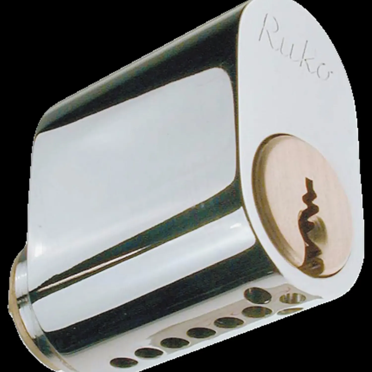 Best Ruko 1660 oval cylinder blank krom 2 stk.