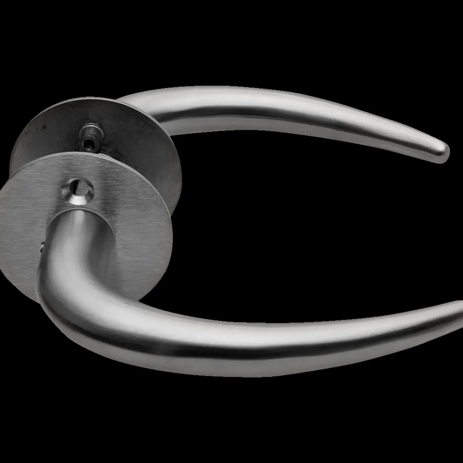 Ruko Greb^dørgreb Coupe m/roset C30 mm rustfrit stål