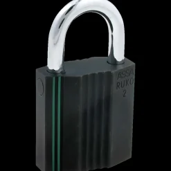 Ruko Hængelåse^RB2641 hængelås Type-2 m/bøjle Ø8 mm sort krom