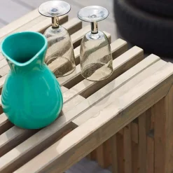 Clearance Rustik Trallebænk Design natur 138x49x45 cm